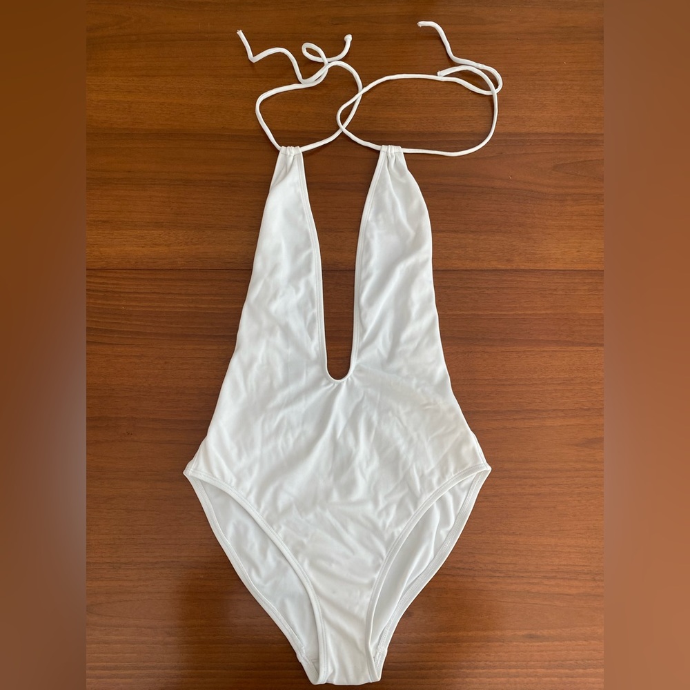 ASOS white bathing suit.